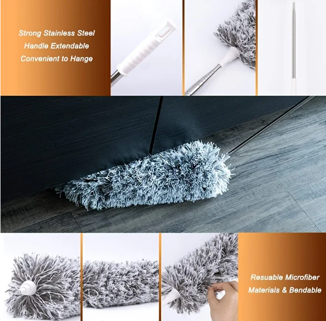 Extendable Microfiber Feather Duster